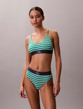 Graficzny Monogram, Microfiber, elastyczny, Unlined, Bralette Graficzny Monogram, Microfiber, elastyczny, Unlined, Bralette