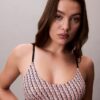 Graficzny Monogram, Microfiber, elastyczny, Unlined, Bralette Graficzny Monogram, Microfiber, elastyczny, Unlined, Bralette
