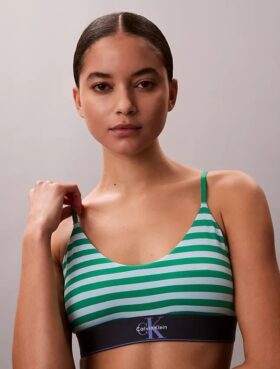 Graficzny Monogram, Microfiber, elastyczny, Unlined, Bralette Graficzny Monogram, Microfiber, elastyczny, Unlined, Bralette