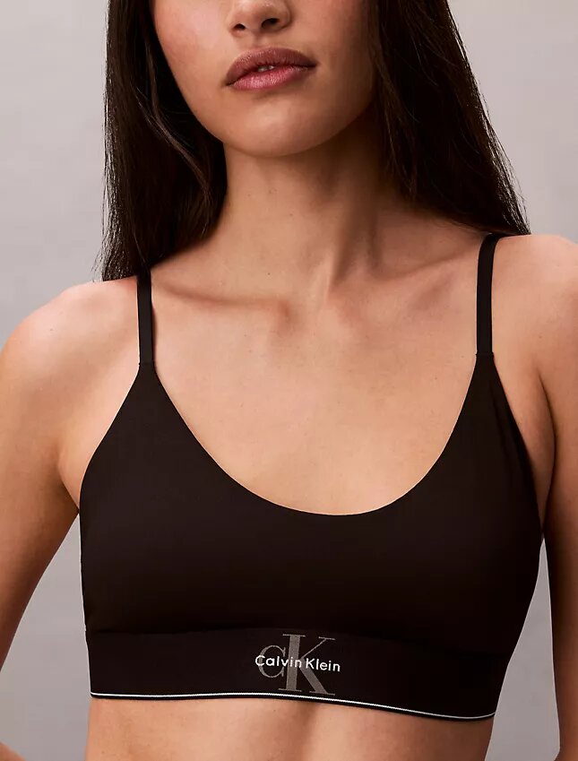 Graficzny Monogram, Microfiber, elastyczny, Unlined, Bralette Graficzny Monogram, Microfiber, elastyczny, Unlined, Bralette