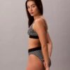 Graficzny Monogram, Microfiber, elastyczny, Unlined, Bralette Graficzny Monogram, Microfiber, elastyczny, Unlined, Bralette