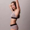 Graficzny Monogram, Microfiber, elastyczny, Unlined, Bralette Graficzny Monogram, Microfiber, elastyczny, Unlined, Bralette