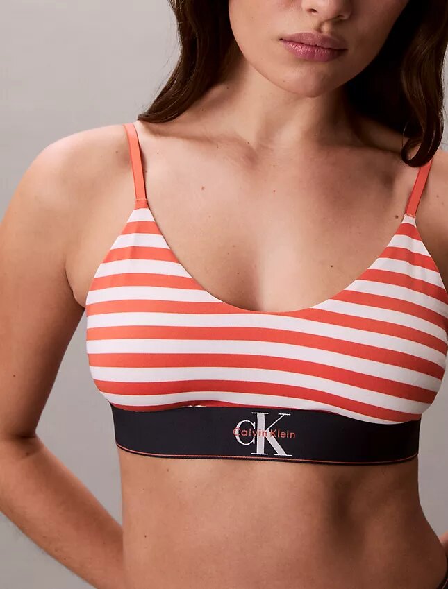 Graficzny Monogram, Microfiber, elastyczny, Unlined, Bralette Graficzny Monogram, Microfiber, elastyczny, Unlined, Bralette