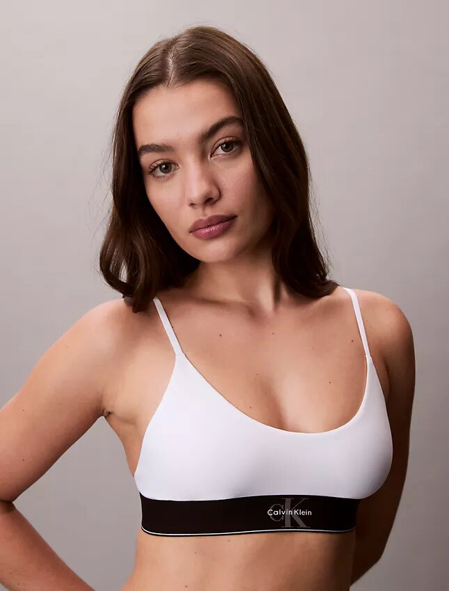 Graficzny Monogram, Microfiber, elastyczny, Unlined, Bralette Graficzny Monogram, Microfiber, elastyczny, Unlined, Bralette