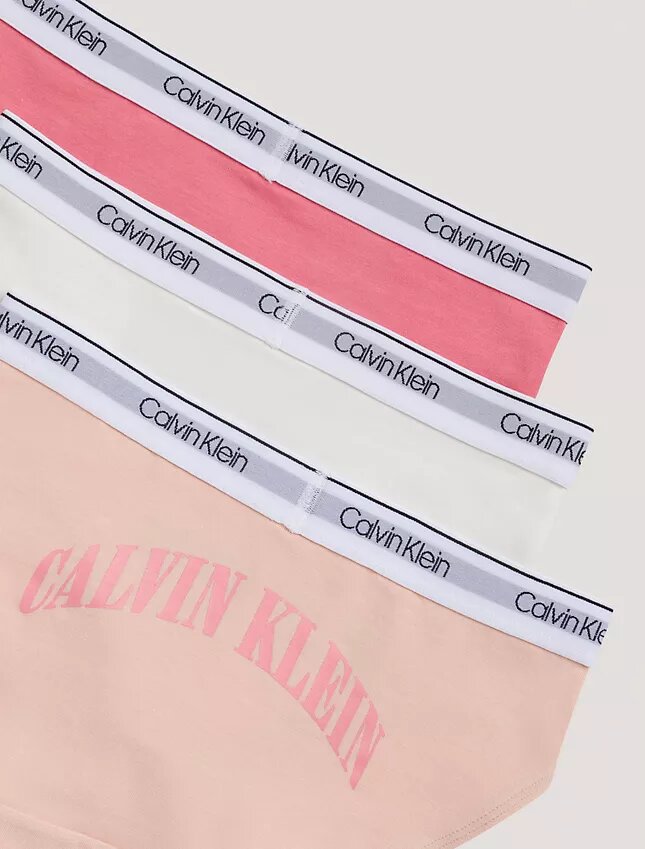 Grafika z logo łuku, zestaw 3 sztuk majtek Hipster Grafika z logo łuku, zestaw 3 sztuk majtek Hipster