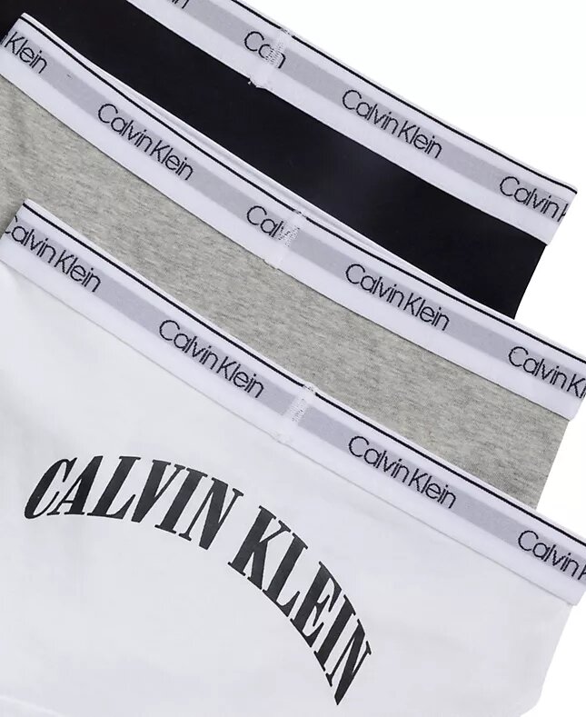 Grafika z logo łuku, zestaw 3 sztuk majtek Hipster Grafika z logo łuku, zestaw 3 sztuk majtek Hipster