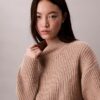 Gruby sweter z golfem o luźnym kroju Gruby sweter z golfem o luźnym kroju