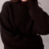 Gruby sweter z golfem o luźnym kroju Gruby sweter z golfem o luźnym kroju