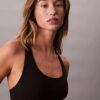 Ikoniczna bawełniano-Modalowa Bralette Unlined z metalicznym wykończeniem Ikoniczna bawełniano-Modalowa Bralette Unlined z metalicznym wykończeniem