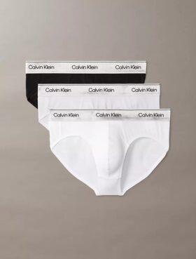 Ikoniczne bawełniane Cotton Stretch Metallic Slipy, pakiet 3 sztuki Ikoniczne bawełniane Cotton Stretch Metallic Slipy, pakiet 3 sztuki
