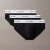 Ikoniczne bawełniane Cotton Stretch slipy z elastycznym paskiem, 3 sztuki w opakowaniu