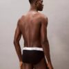 Ikoniczne bawełniane Cotton Stretch slipy z elastycznym paskiem, 3 sztuki w opakowaniu