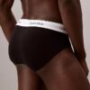 Ikoniczne bawełniane Cotton Stretch slipy z elastycznym paskiem, 3 sztuki w opakowaniu