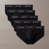Ikoniczne bawełniane Cotton Stretch slipy z elastycznym paskiem, 5 sztuk Ikoniczne bawełniane Cotton Stretch slipy z elastycznym paskiem, 5 sztuk