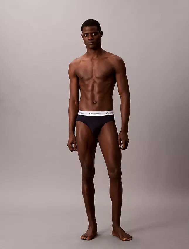 Ikoniczne bawełniane Cotton Stretch slipy z elastycznym paskiem, 5 sztuk Ikoniczne bawełniane Cotton Stretch slipy z elastycznym paskiem, 5 sztuk