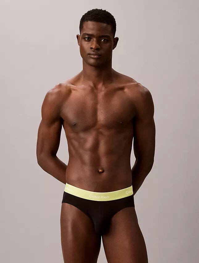 Ikoniczne bawełniane Cotton Stretch slipy z elastycznym paskiem, 5 sztuk Ikoniczne bawełniane Cotton Stretch slipy z elastycznym paskiem, 5 sztuk
