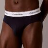 Ikoniczne bawełniane Cotton Stretch slipy z elastycznym paskiem, 5 sztuk Ikoniczne bawełniane Cotton Stretch slipy z elastycznym paskiem, 5 sztuk