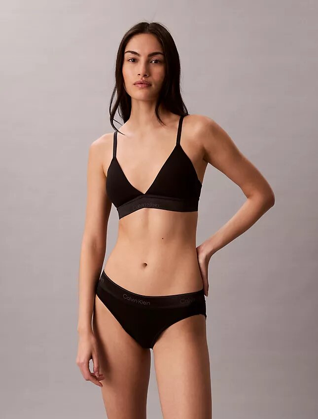 Ikoniczne bawełniano-Modalowe Bikini z metalicznym wykończeniem Ikoniczne bawełniano-Modalowe Bikini z metalicznym wykończeniem
