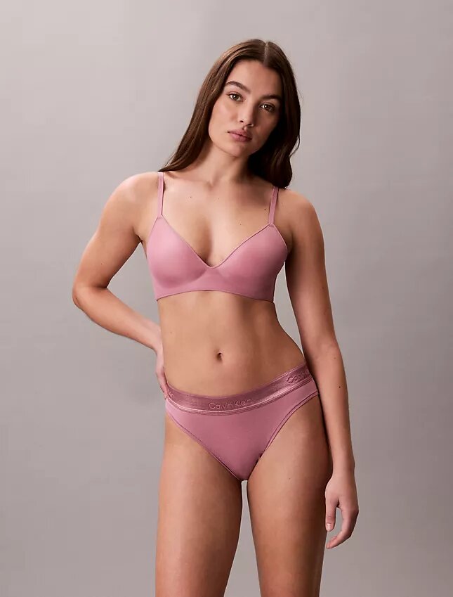 Ikoniczne bawełniano-Modalowe Bikini z metalicznym wykończeniem Ikoniczne bawełniano-Modalowe Bikini z metalicznym wykończeniem