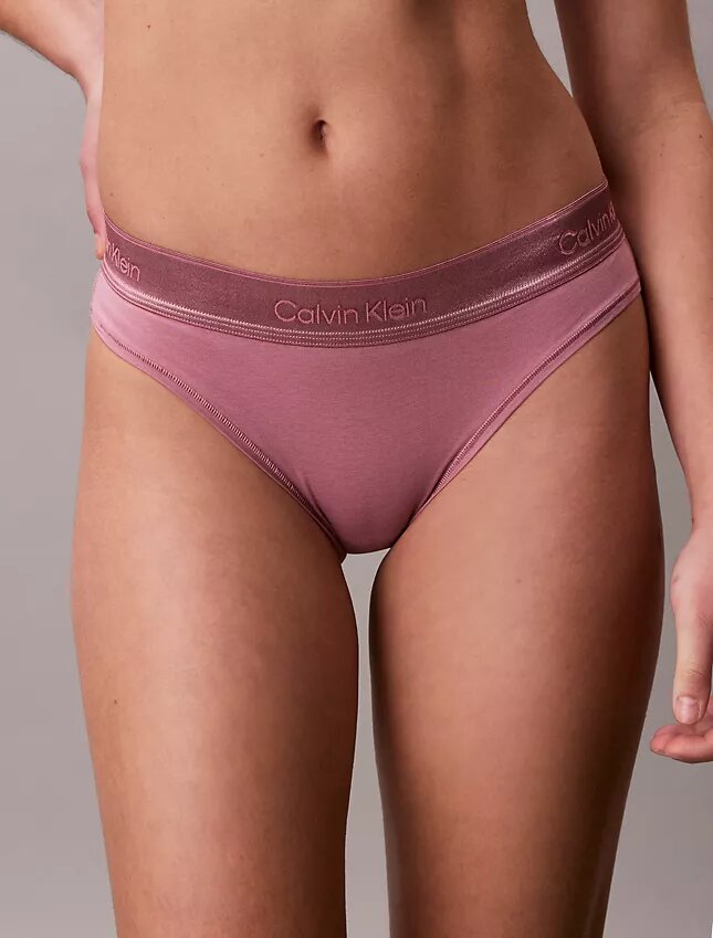 Ikoniczne bawełniano-Modalowe Bikini z metalicznym wykończeniem Ikoniczne bawełniano-Modalowe Bikini z metalicznym wykończeniem