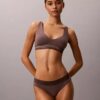 Ikoniczne bawełniano-Modalowe Bikini z metalicznym wykończeniem Ikoniczne bawełniano-Modalowe Bikini z metalicznym wykończeniem