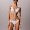 Ikoniczne Bikini w paski z bawełny i Modal