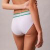 Ikoniczne Bikini w paski z bawełny i Modal