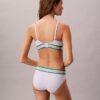 Ikoniczne Bikini w paski z bawełny i Modal