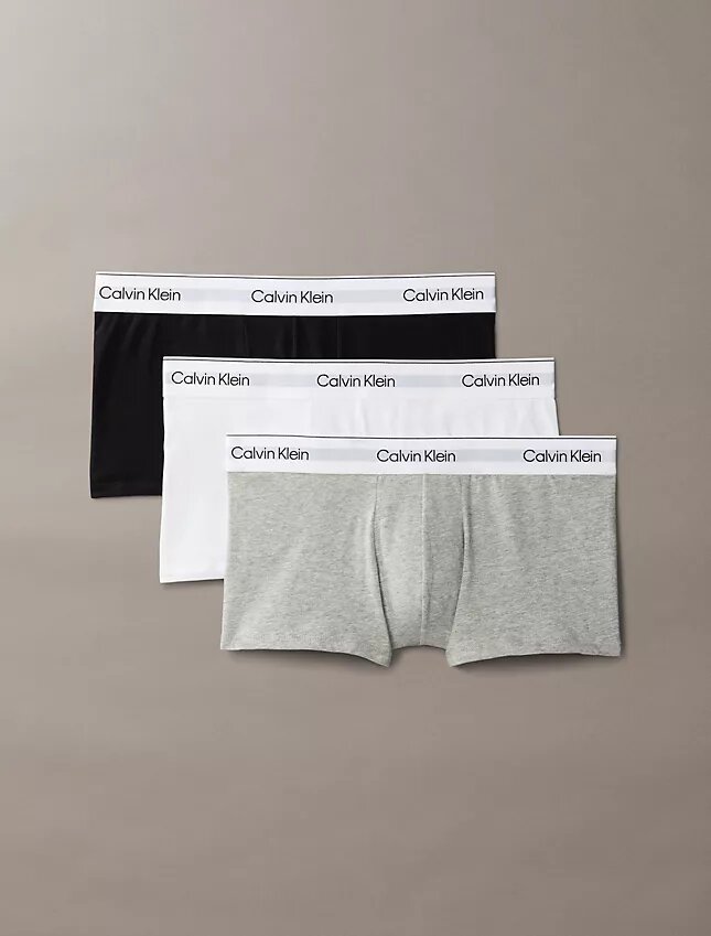 Ikoniczne bokserki Cotton Stretch 3-pack Low Rise Trunk, niski stan Ikoniczne bokserki Cotton Stretch 3-pack Low Rise Trunk, niski stan