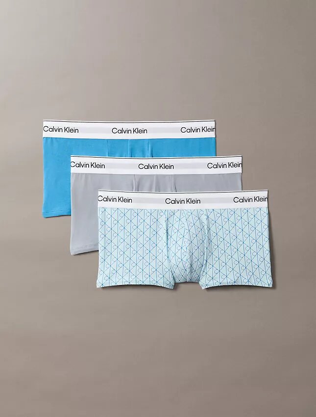 Ikoniczne bokserki Cotton Stretch 3-pack Low Rise Trunk, niski stan Ikoniczne bokserki Cotton Stretch 3-pack Low Rise Trunk, niski stan