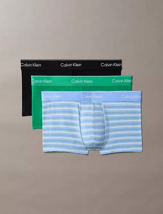 Ikoniczne bokserki Cotton Stretch 3-pack Low Rise Trunk, niski stan Ikoniczne bokserki Cotton Stretch 3-pack Low Rise Trunk, niski stan