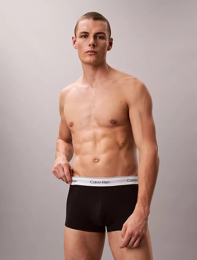 Ikoniczne bokserki Cotton Stretch 3-pack Low Rise Trunk, niski stan Ikoniczne bokserki Cotton Stretch 3-pack Low Rise Trunk, niski stan