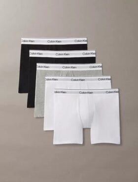 Ikoniczne bokserki Cotton Stretch, opakowanie 5 sztuk