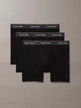 Ikoniczne bokserki Cotton Stretch w metalicznym wykończeniu, 3 sztuki w opakowaniu Ikoniczne bokserki Cotton Stretch w metalicznym wykończeniu, 3 sztuki w opakowaniu
