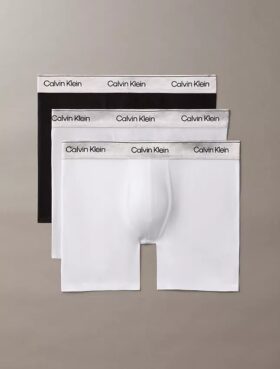 Ikoniczne bokserki Cotton Stretch w metalicznym wykończeniu, 3 sztuki w opakowaniu Ikoniczne bokserki Cotton Stretch w metalicznym wykończeniu, 3 sztuki w opakowaniu