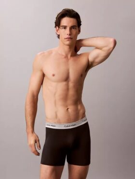 Ikoniczne bokserki Cotton Stretch w metalicznym wykończeniu, 3 sztuki w opakowaniu Ikoniczne bokserki Cotton Stretch w metalicznym wykończeniu, 3 sztuki w opakowaniu