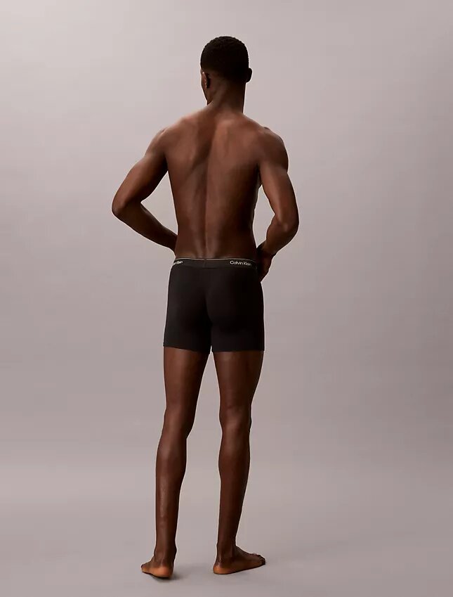 Ikoniczne bokserki Cotton Stretch w metalicznym wykończeniu, 3 sztuki w opakowaniu Ikoniczne bokserki Cotton Stretch w metalicznym wykończeniu, 3 sztuki w opakowaniu