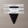 Ikoniczne Thong z Cotton Stretch, zestaw 3 sztuki Ikoniczne Thong z Cotton Stretch, zestaw 3 sztuki