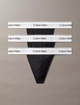 Ikoniczne Thong z Cotton Stretch, zestaw 3 sztuki