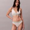 Ikoniczny bawełniano-Modalny biustonosz typu Bralette w paski, lekko podszyty, w kształcie trójkąta Ikoniczny bawełniano-Modalny biustonosz typu Bralette w paski, lekko podszyty, w kształcie trójkąta