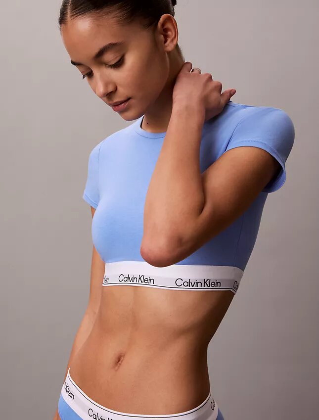 Ikoniczny bawełniano-Modalny biustonosz typu Bralette z lekką podszewką Ikoniczny bawełniano-Modalny biustonosz typu Bralette z lekką podszewką