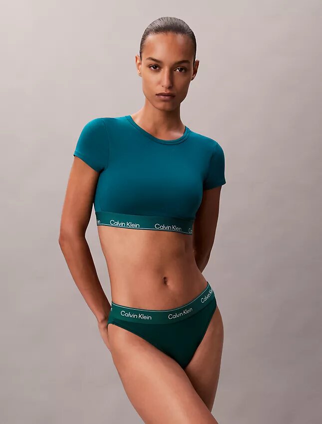 Ikoniczny bawełniano-Modalny biustonosz typu Bralette z lekką podszewką Ikoniczny bawełniano-Modalny biustonosz typu Bralette z lekką podszewką