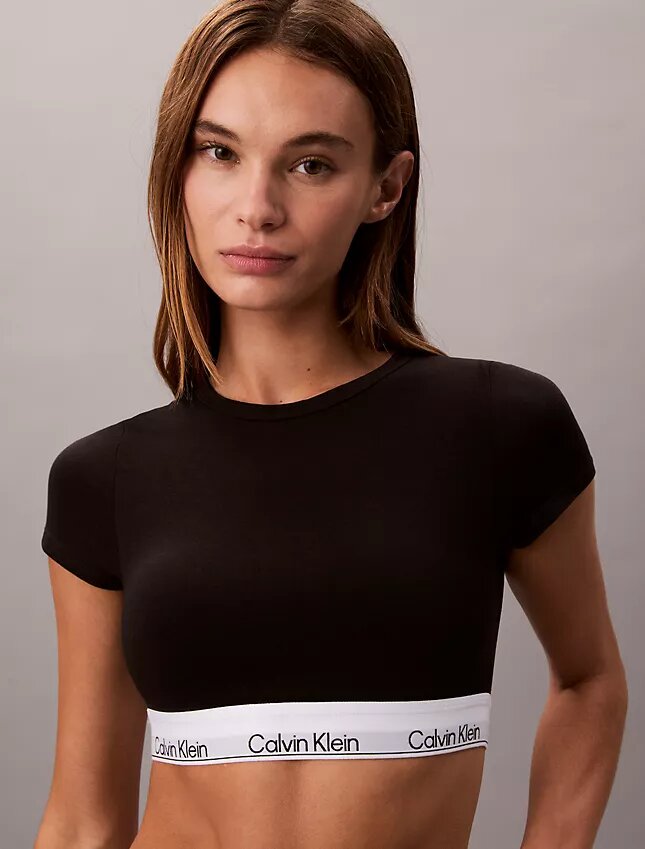 Ikoniczny bawełniano-Modalny biustonosz typu Bralette z lekką podszewką Ikoniczny bawełniano-Modalny biustonosz typu Bralette z lekką podszewką
