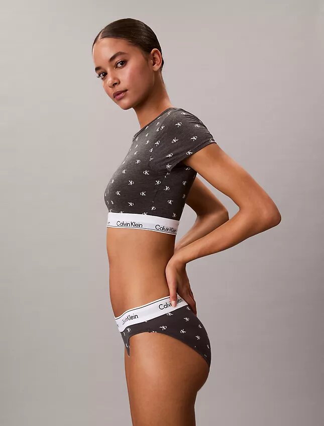 Ikoniczny bawełniano-Modalny biustonosz typu Bralette z lekką podszewką Ikoniczny bawełniano-Modalny biustonosz typu Bralette z lekką podszewką