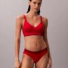 Ikoniczny bawełniano-Modalny biustonosz typu Bralette z metalicznym wykończeniem Ikoniczny bawełniano-Modalny biustonosz typu Bralette z metalicznym wykończeniem