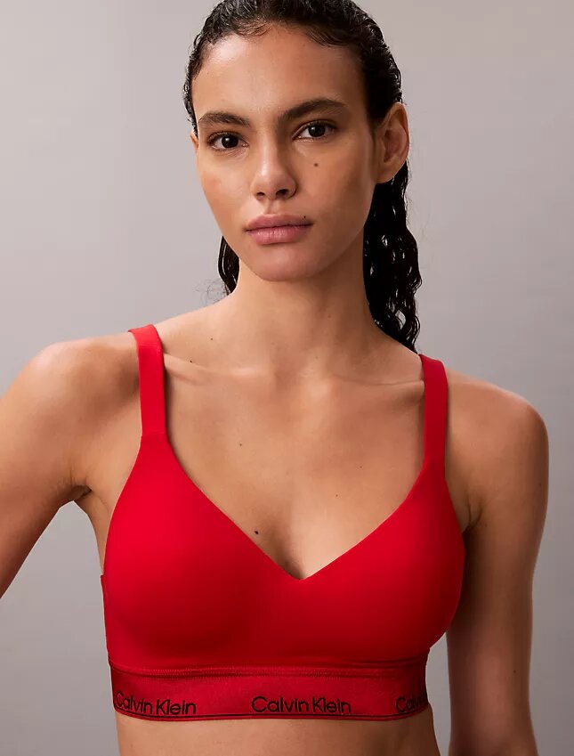 Ikoniczny bawełniano-Modalny biustonosz typu Bralette z metalicznym wykończeniem Ikoniczny bawełniano-Modalny biustonosz typu Bralette z metalicznym wykończeniem