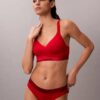 Ikoniczny bawełniano-Modalny biustonosz typu Bralette z metalicznym wykończeniem Ikoniczny bawełniano-Modalny biustonosz typu Bralette z metalicznym wykończeniem