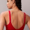 Ikoniczny bawełniano-Modalny biustonosz typu Bralette z metalicznym wykończeniem Ikoniczny bawełniano-Modalny biustonosz typu Bralette z metalicznym wykończeniem
