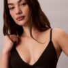 Ikoniczny bawełniano-Modalny biustonosz typu Bralette z metalicznym wykończeniem i lekką podszewką Ikoniczny bawełniano-Modalny biustonosz typu Bralette z metalicznym wykończeniem i lekką podszewką