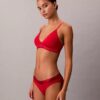 Ikoniczny bawełniano-Modalny biustonosz typu Bralette z metalicznym wykończeniem i lekką podszewką Ikoniczny bawełniano-Modalny biustonosz typu Bralette z metalicznym wykończeniem i lekką podszewką